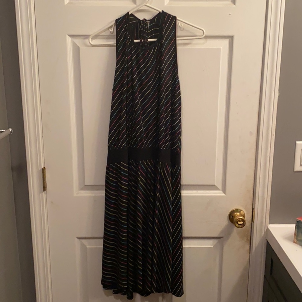 Multi-colored Loose Cotton Summer Dress Size XL